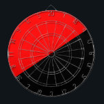 Anarchist Flag (Anarchism) Dart Board<br><div class="desc">This design features the red and black flag of anarchism. Louise Michel, who participated in the Paris Commune of 1871, said: "The red banner, which has always stood for liberty, frightens the executioners because it is so red with our blood... Those red and black banners wave over us mourning our...</div>