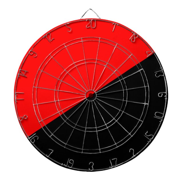 Anarchist Flag (Anarchism) Dart Board (Front)