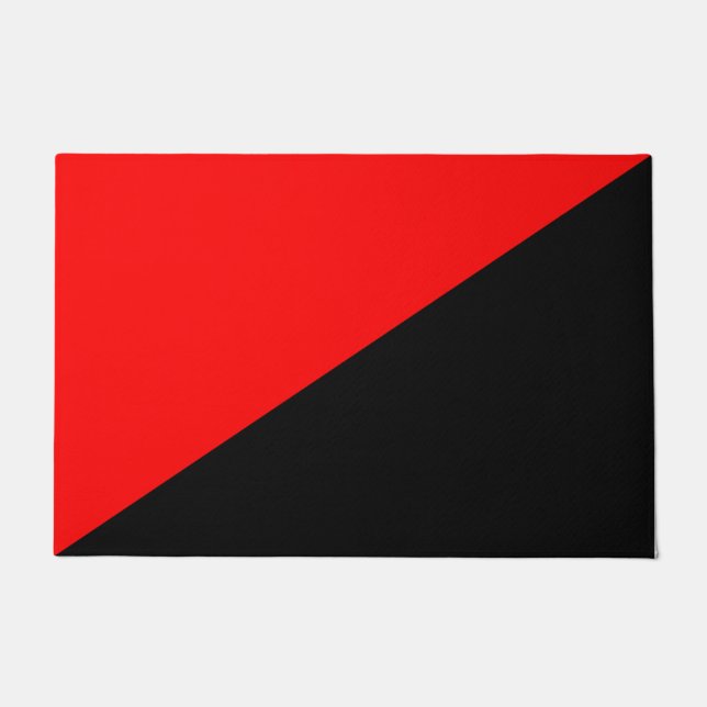 Anarchist Flag (Anarchism) Doormat (Front)