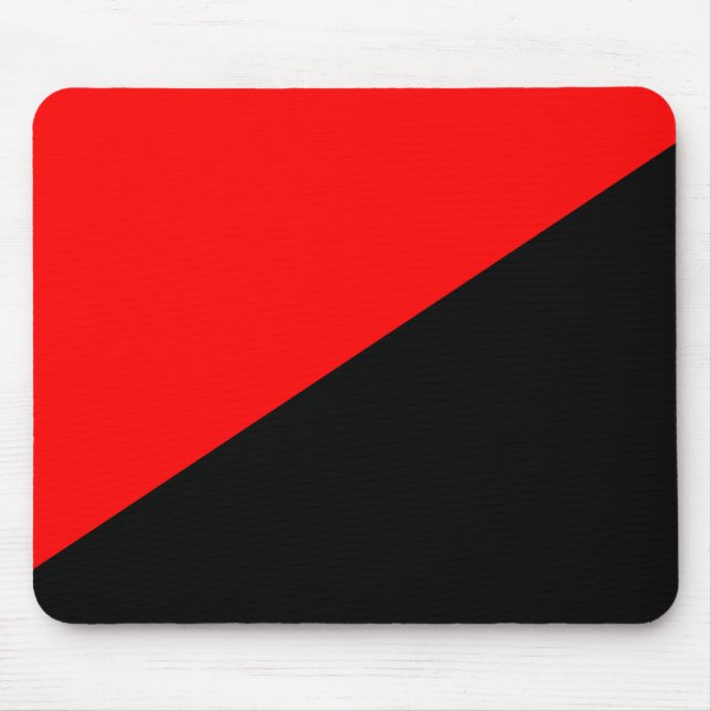 Anarchist Flag (Anarchism) Mouse Pad (Front)