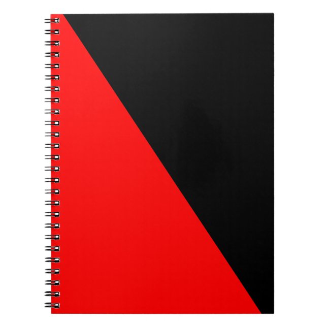 Anarchist Flag (Anarchism) Notebook (Front)