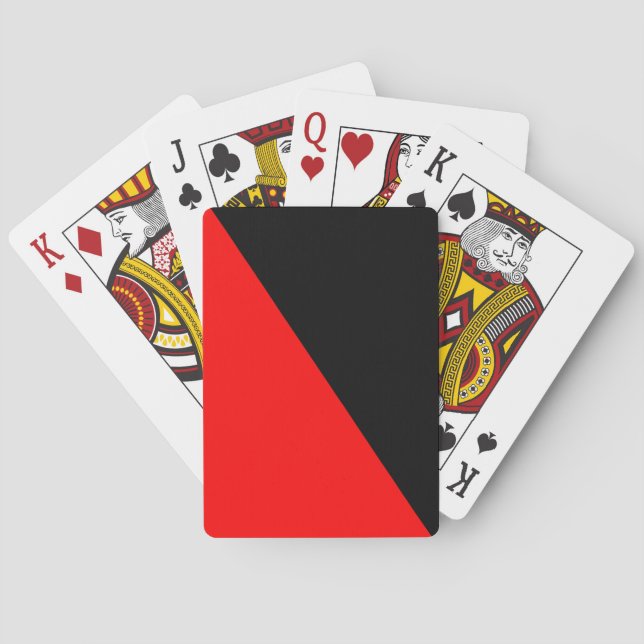 Anarchist Flag (Anarchism) Poker Cards (Back)