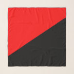 Anarchist Flag (Anarchism) Scarf<br><div class="desc">This design features the red and black flag of anarchism. Louise Michel, who participated in the Paris Commune of 1871, said: "The red banner, which has always stood for liberty, frightens the executioners because it is so red with our blood... Those red and black banners wave over us mourning our...</div>