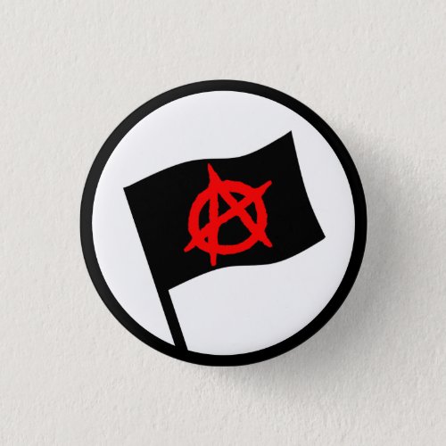 Anarchist Flag Button