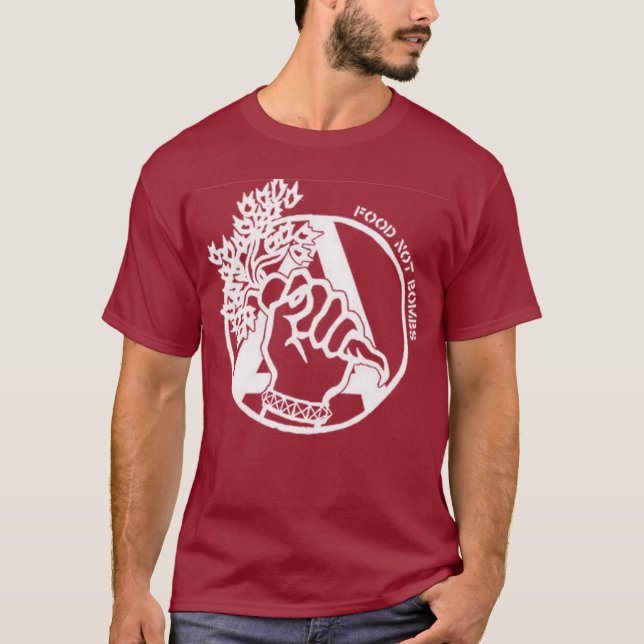 Anarchist Food Not Bombs T-Shirt (Front)