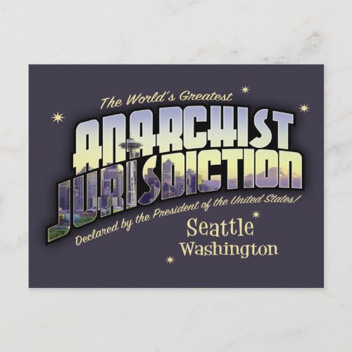 Anarchist Jurisdiction PNW Postcard