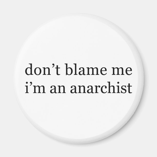 anarchist magnet (Front)
