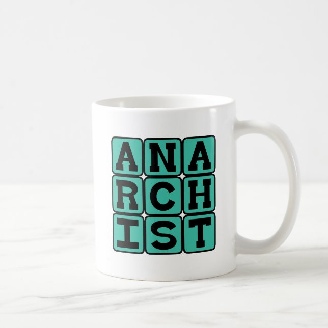 Anarchist, Supporting Anarchy Coffee Mug (Right)