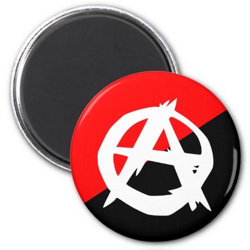 Anarchist With A Symbol Colombia Magnet