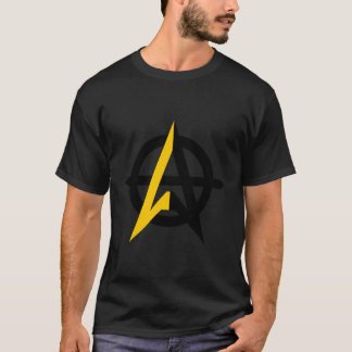 Anarcho-Capitalism Black Yellow Symbol T-Shirt
