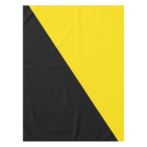 Anarcho capitalism flag anarchy symbol black yello tablecloth