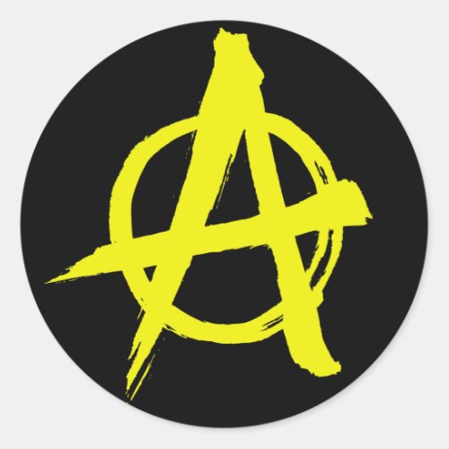 Anarcho_capitalist Anarchy Symbol Sticker