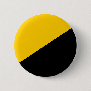 Anarcho Capitalist Black and Yellow Pinback Button