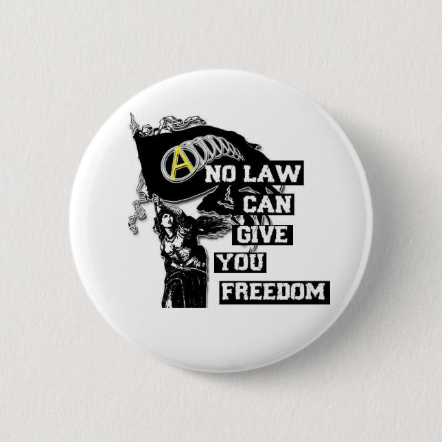 anarcho capitalist button (Front)