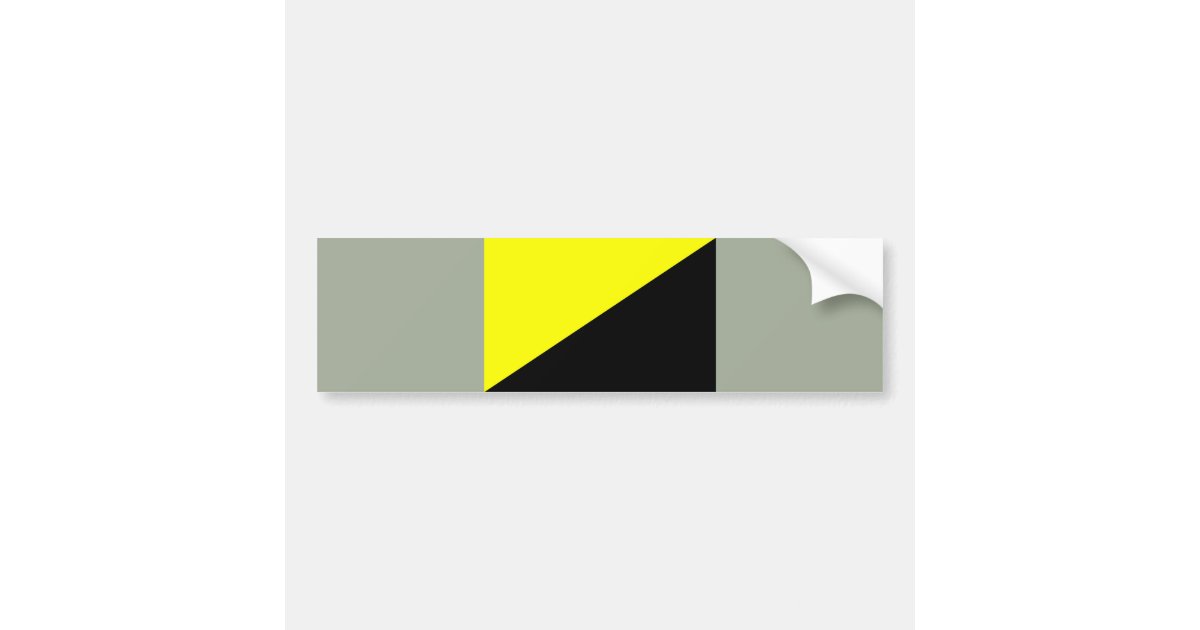 Anarcho-Capitalist Flag Bumper Sticker | Zazzle