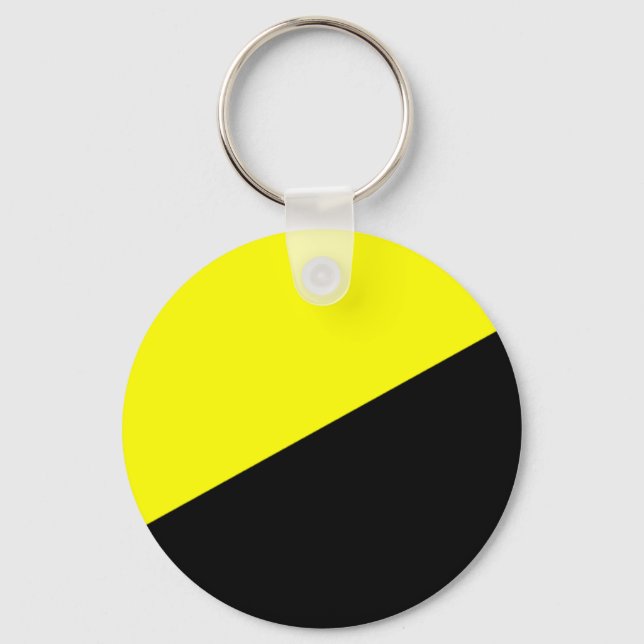 Anarcho-Capitalist Flag Keychain (Front)
