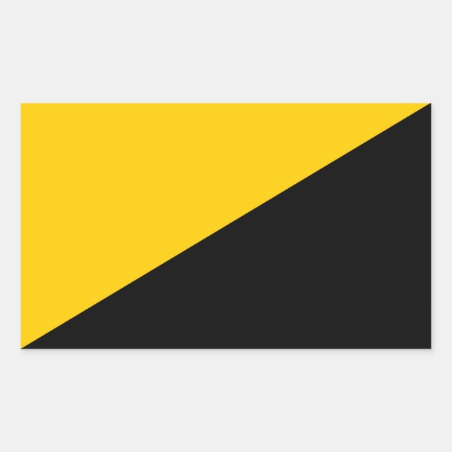 Anarcho Capitalist Square Sticker (Front)