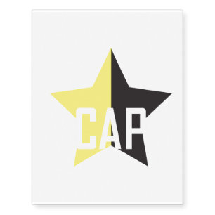 Anarcho-Capitalist Star Temporary Tattoos
