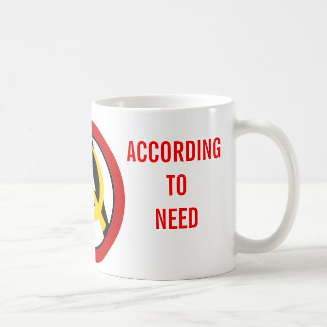 Anarcho-communist logo coffee mug (Right)