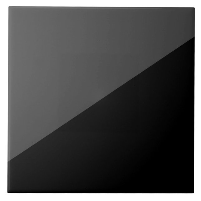 Anarcho Nihilism flag symbol anarchy punk Ceramic Tile (Front)