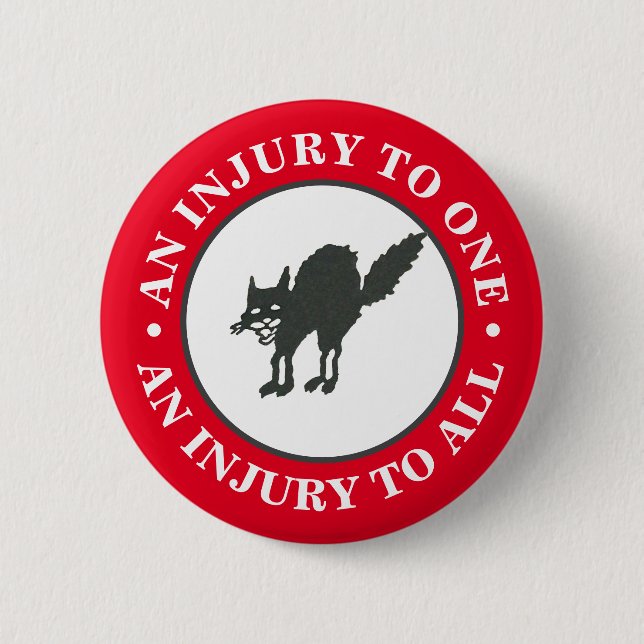 Anarcho-Syndicalism Button (Front)