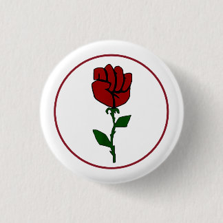 anarcho-syndicalism rose button