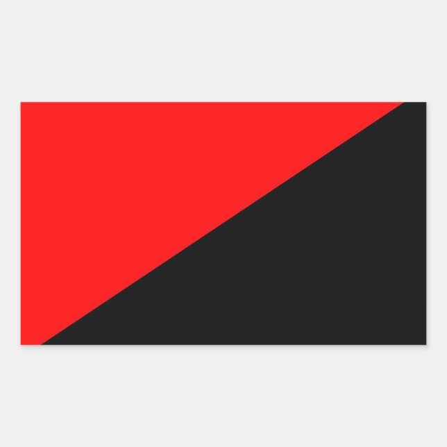Anarcho-Syndicalist Flag Sticker (Front)