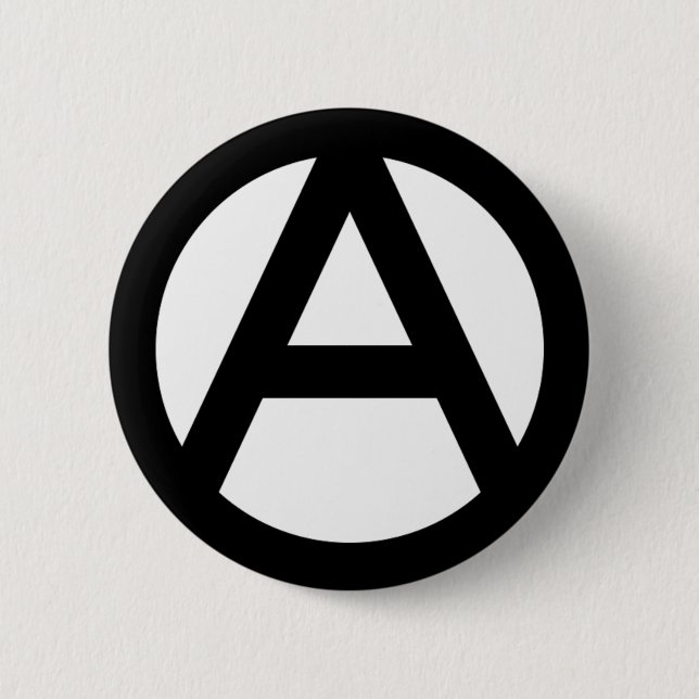 Anarchy anarchy PUNK Anarchist Punk Pinback Button (Front)