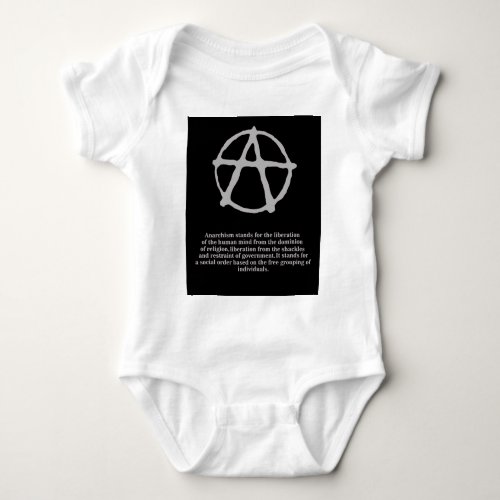 anarchy baby bodysuit
