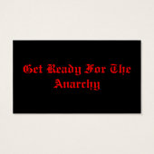 Anarchy Card (Back)