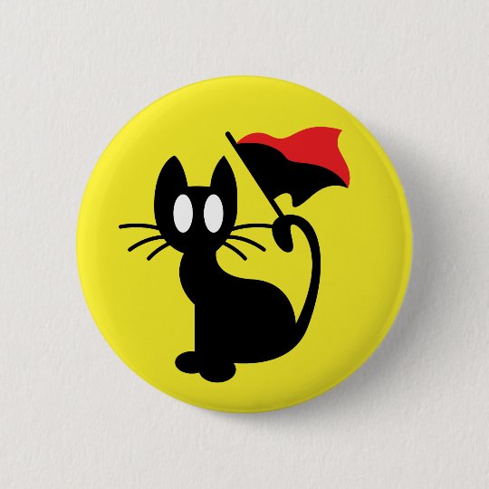 anarchy cat button zazzle