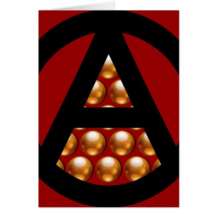 Anarchy Christmas Greeting Cards