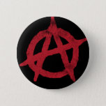 Anarchy Circle A Button at Zazzle