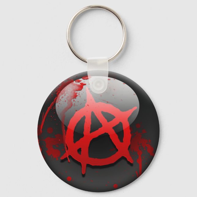 Anarchy Flag Keychain (Front)