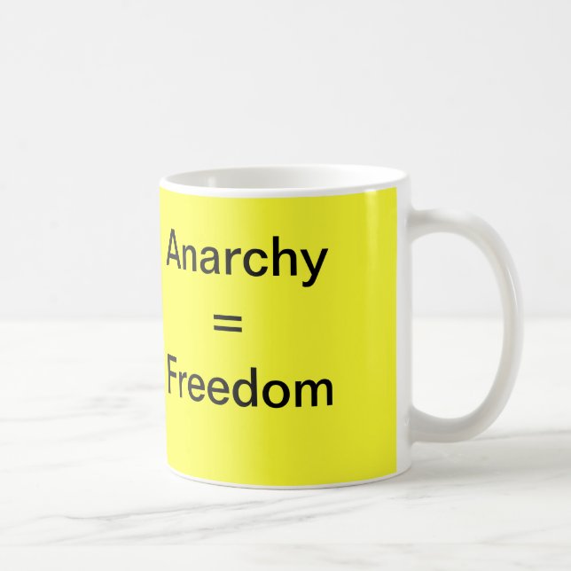 Anarchy = Freedom Mug (Right)