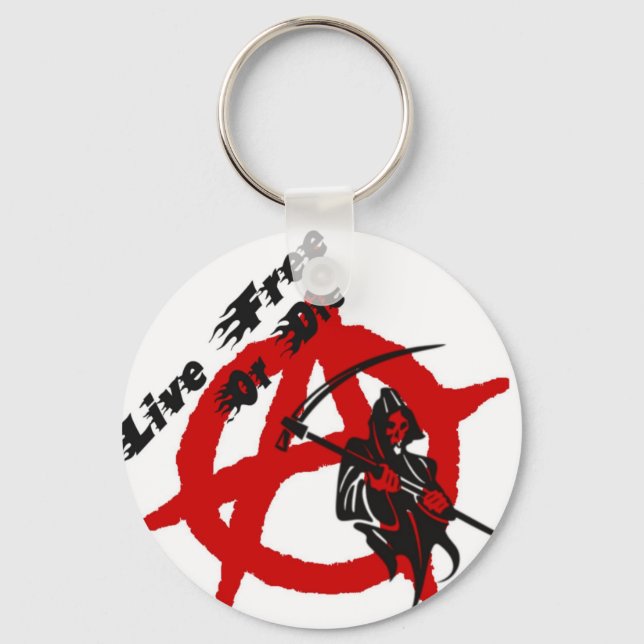 Anarchy Grim Reaper Keychain (Front)