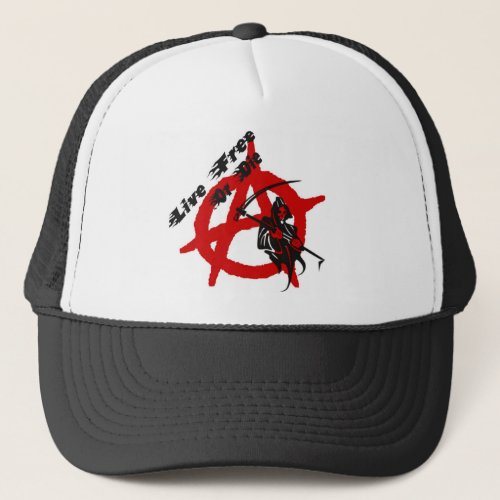 Anarchy Grim Reaper Trucker Hat