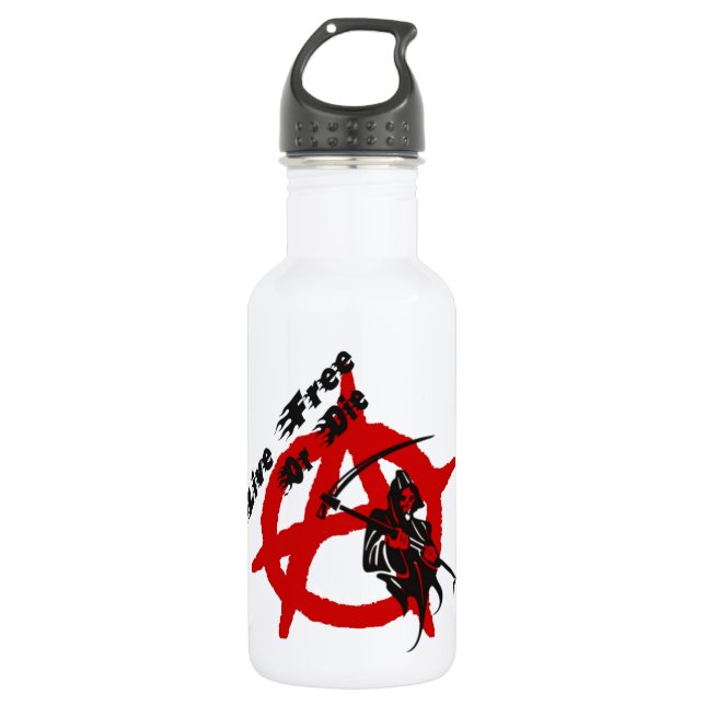 Anarchy Grim Reaper Water Bottle (Front)