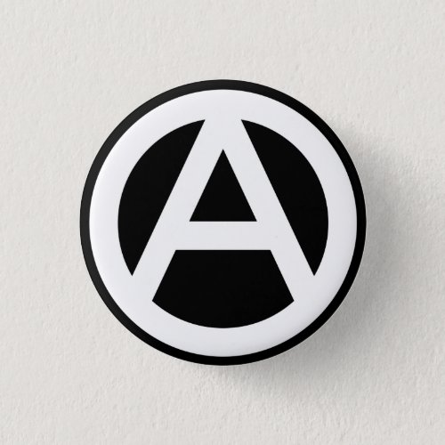 Anarchy icon Classic black background Button