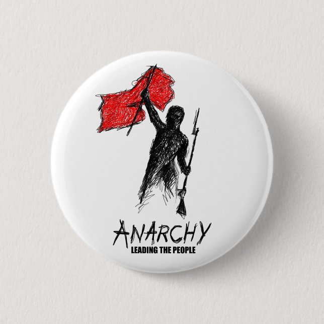 Anarchy Leading the People Button (Front)