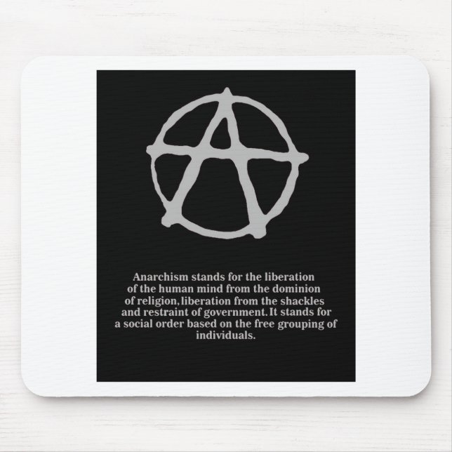 anarchy. mouse pad (Front)