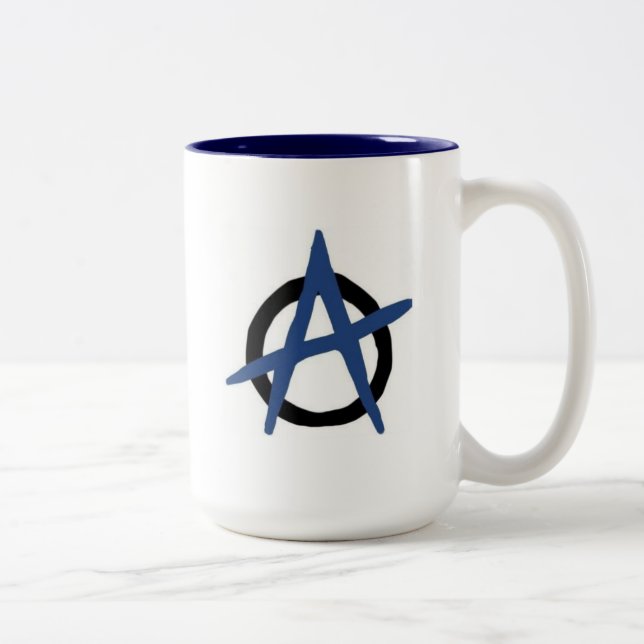 Anarchy Mug Blue (Right)