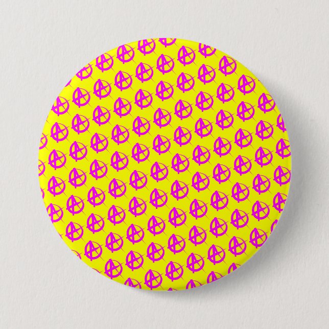 Anarchy Pattern Button (Front)