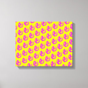 Anarchy Pattern Canvas Print