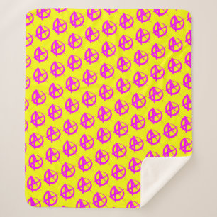 Anarchy Pattern Sherpa Blanket