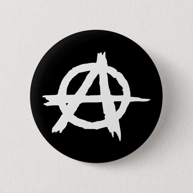 Anarchy Pinback Button (Front)