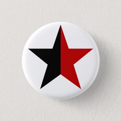 Anarchy Star Classic black  red Pinback Button