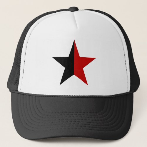 Anarchy Star Classic black  red Trucker Hat