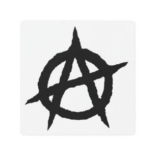 Anarchy symbol black punk music culture sign chaos