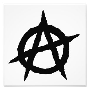 Anarchy symbol black punk music culture sign chaos